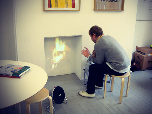 Odin and an open fire